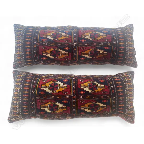 A pair of Turkmen/Ersari bolsters,